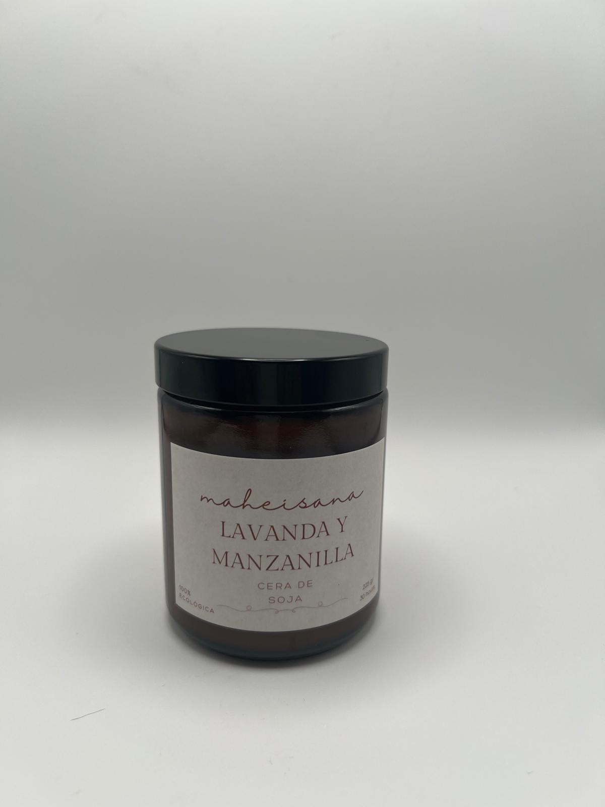 VELA ECOLOGICA AROMA - LAVANDA Y MANZANILLA