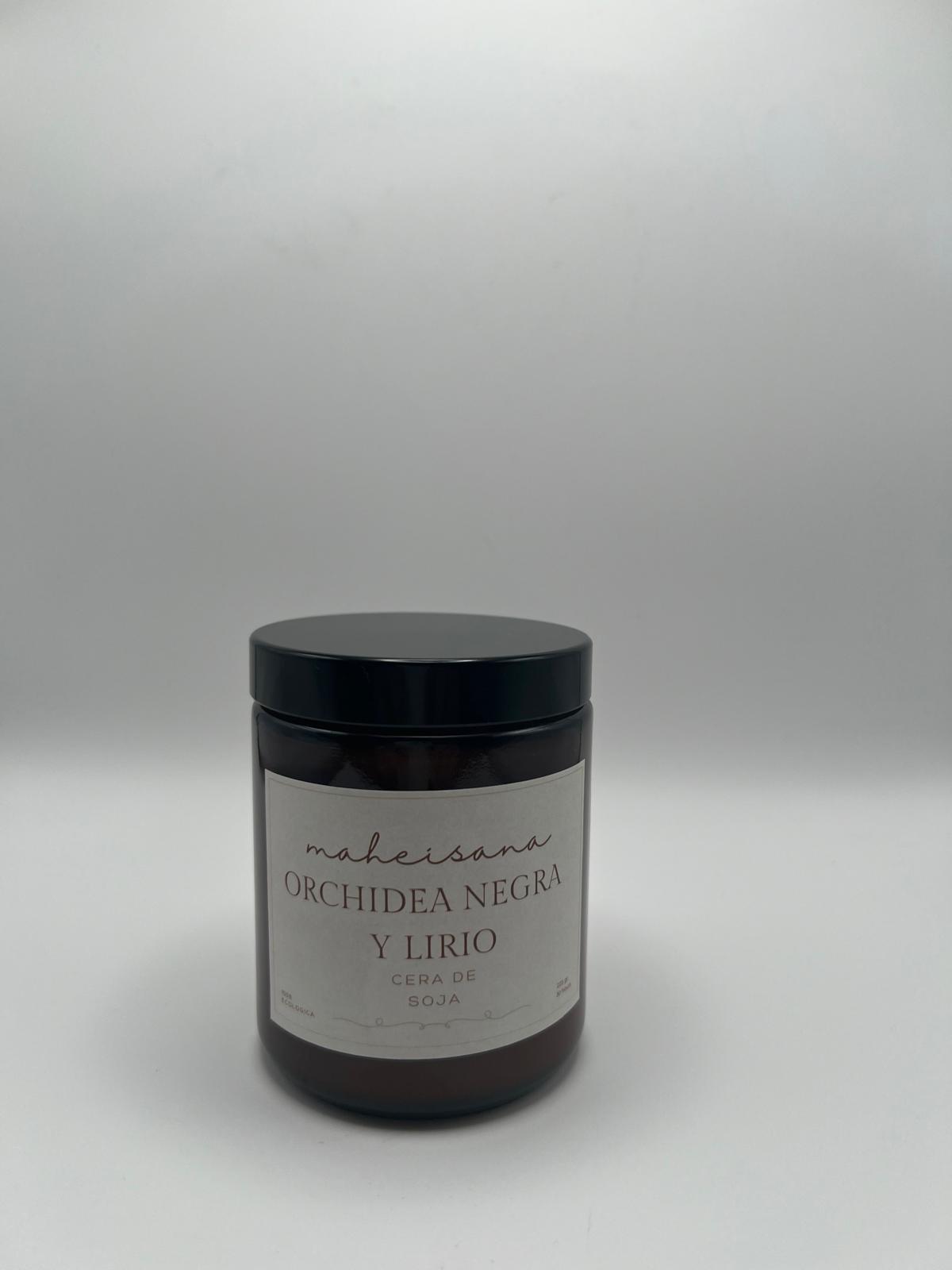 VELA ECOLOGICA AROMA - ORQUIDEA NEGRA Y LIRIO
