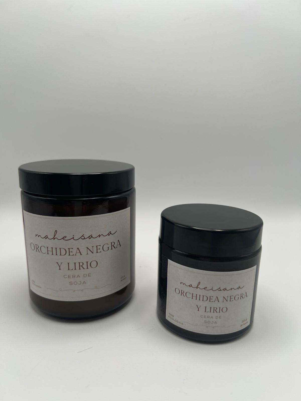 VELA ECOLOGICA AROMA - ORQUIDEA NEGRA Y LIRIO