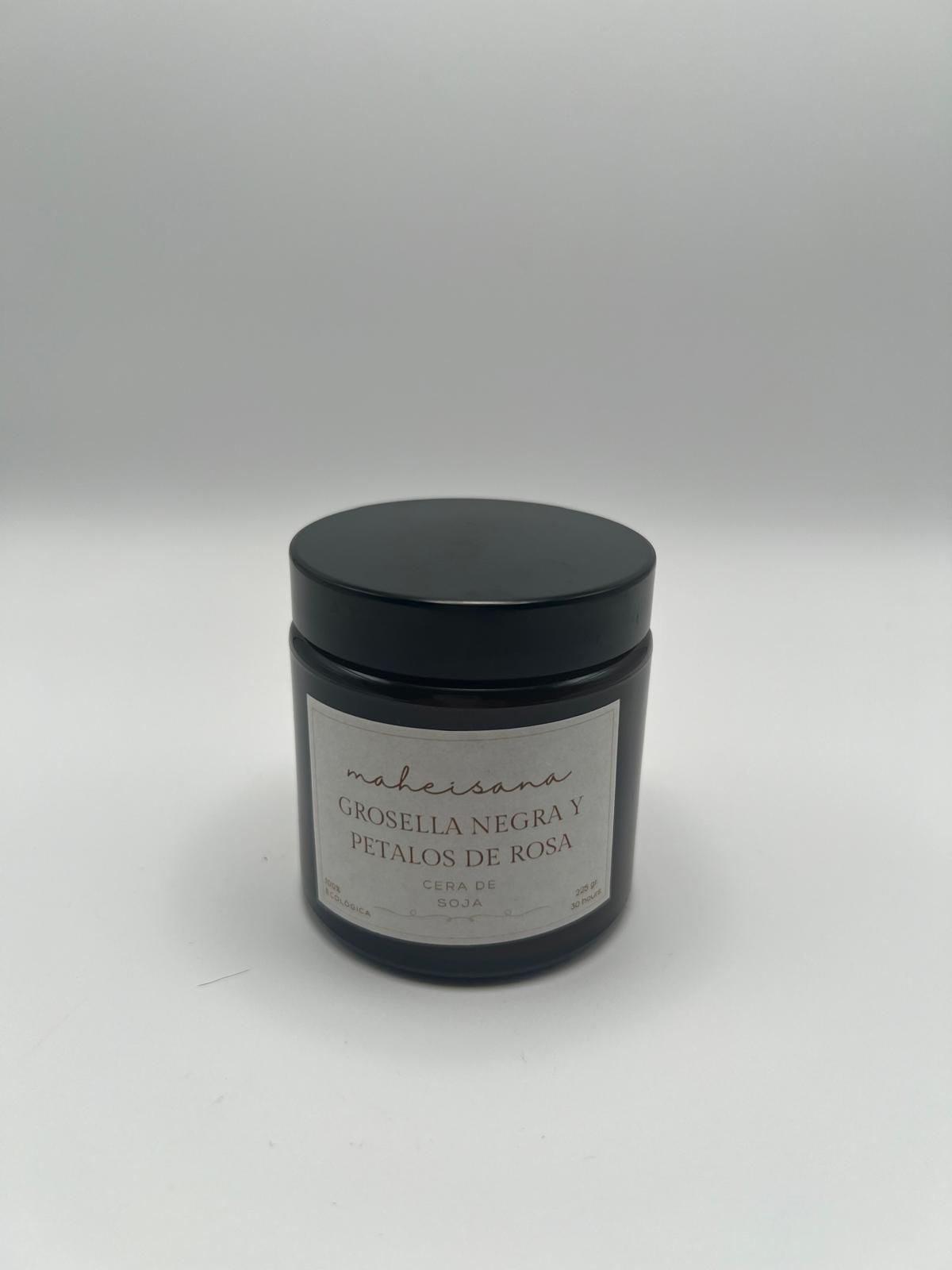 VELA ECOLOGICA AROMA - GROSELLA NEGRA Y PETALOS DE ROSA