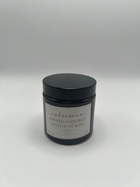 VELA ECOLOGICA AROMA - GROSELLA NEGRA Y PETALOS DE ROSA